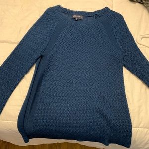 Blue sweater. So soft !